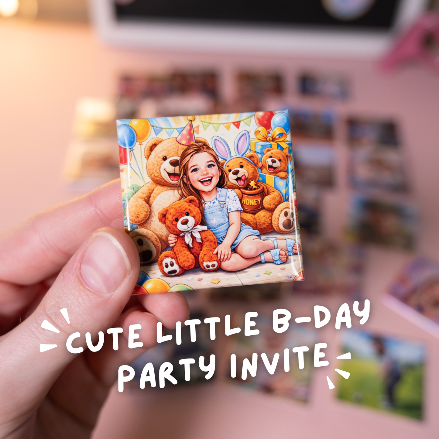 Custom Caricature Photo Magnet