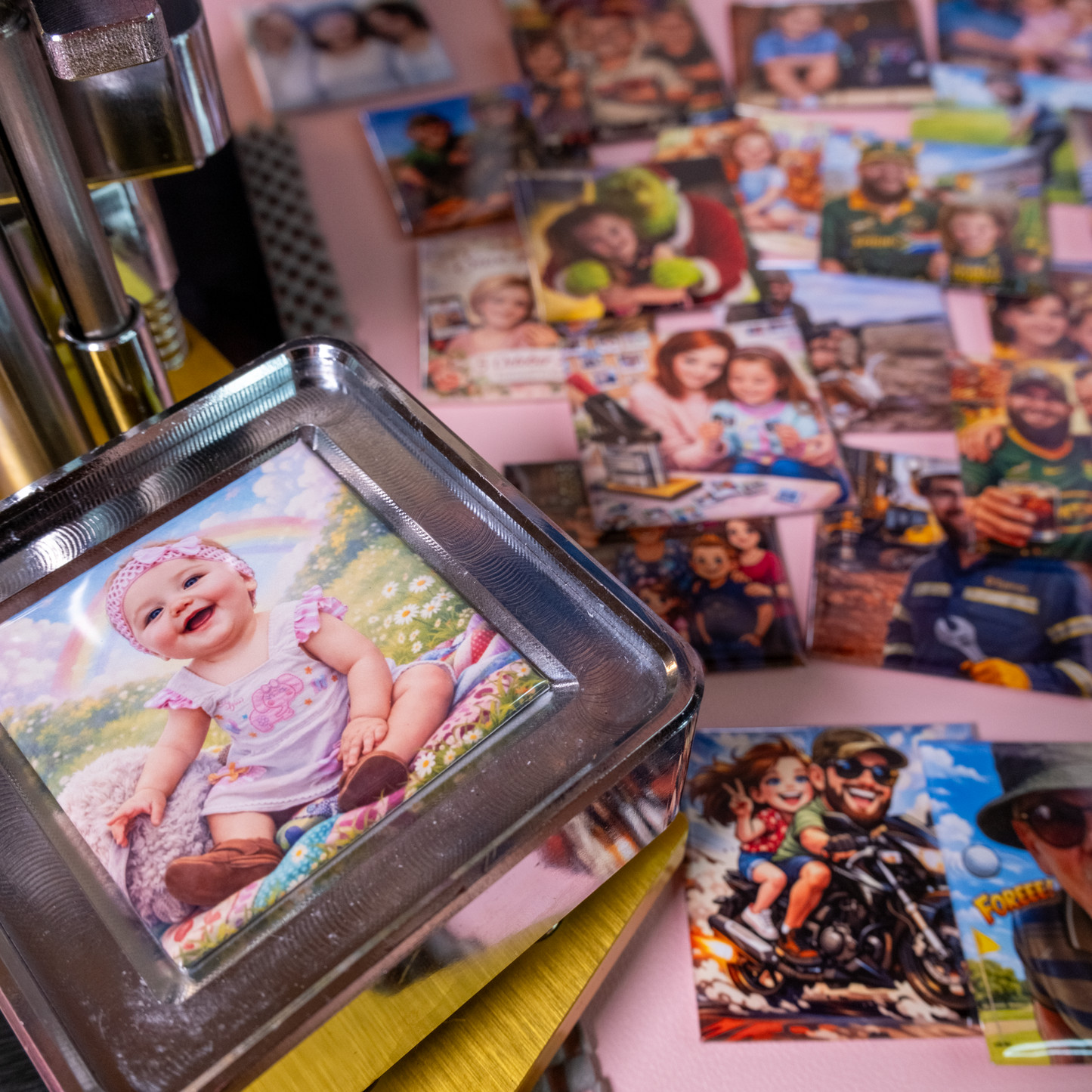 Custom Caricature Photo Magnet